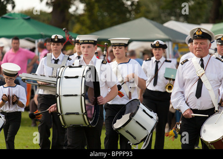 Mare Cadetti Marching Band a country fair Foto Stock