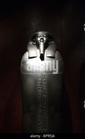 L'Italia, Torino, le staue sala del Museo Egizio Foto Stock