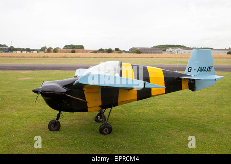 Ubriaco T.66 RA45 serie 3 G DI pinza-AWJE parcheggiata sul prato all'Aviosuperficie Breighton Foto Stock