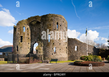 Neath Castle Neath-Port Talbot West Glamorgan Galles Foto Stock