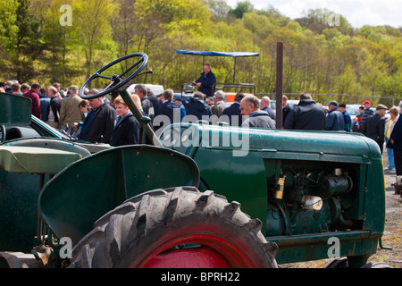 Vintage asta del trattore Foto Stock