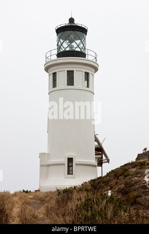 Isola di Anacapa Stazione di luce, Channel Islands National Park, California, Stati Uniti d'America Foto Stock