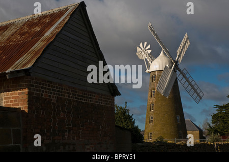 Ripristinato il vecchio mulino Callington in Oatlands, Tasmania Foto Stock