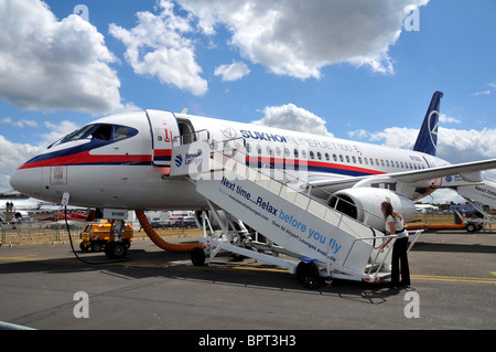 Sukhoi Superjet 100-95 jet del passeggero Foto Stock