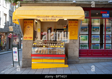 Negozio di specialità biscotti bretone Foto Stock