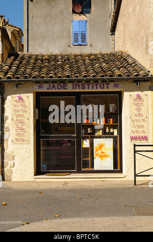 Parrucchiere nel villaggio di Valbonne Foto Stock