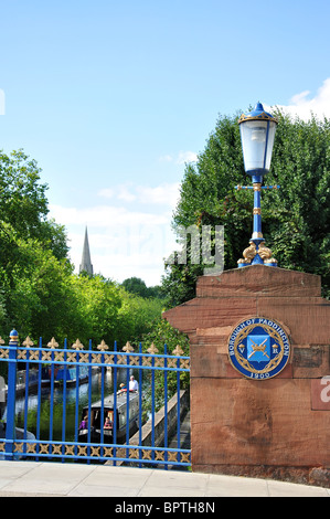 Ponte sul Grand Union Canal, Little Venice, Maida Vale, City of Westminster, Greater London, England, Regno Unito Foto Stock