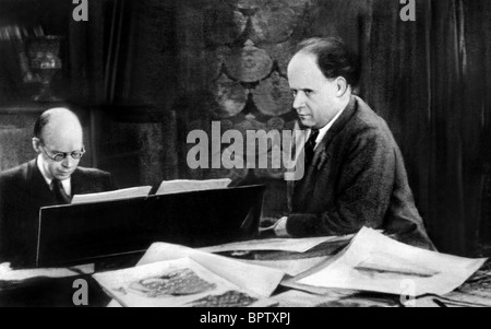 SERGEI PROKOFIEV & SERGEI M.EISENSTEIN compositore musicale (1931) Foto Stock
