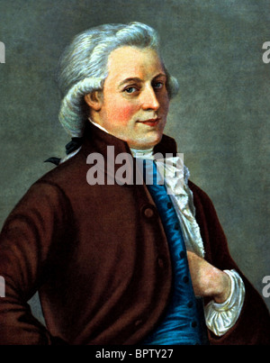 WOLFGANG Amadeus MOZART compositore musicale (1770) Foto Stock