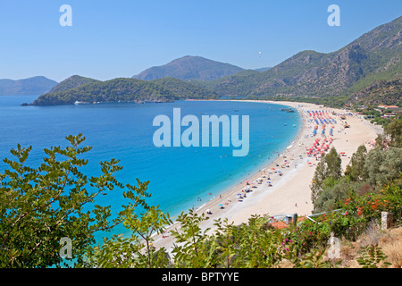 Ölüdeniz Bay nei pressi di Fethiye presso il bagno turco West Coast Foto Stock