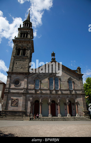 In Irlanda del Nord, Belfast, Università Road, ingresso al Elmwood Hall. Foto Stock