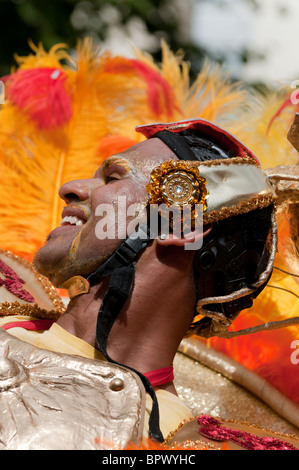 Il carnevale Uomo sorridente Foto Stock