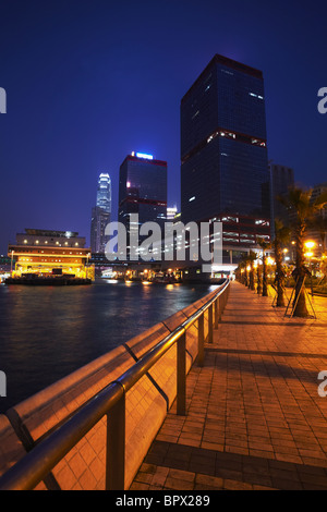 Terminal dei Traghetti di Macau a Shun Tak Centre, Sheung Wan, Hong Kong, Cina Foto Stock