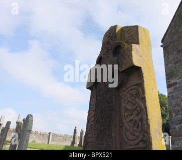 Aberlemno kirkyard lastra trasversale angus scozia settembre 2010 Foto Stock