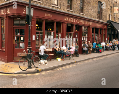 Mercato casa Caffè Spitalfields London REGNO UNITO Foto Stock