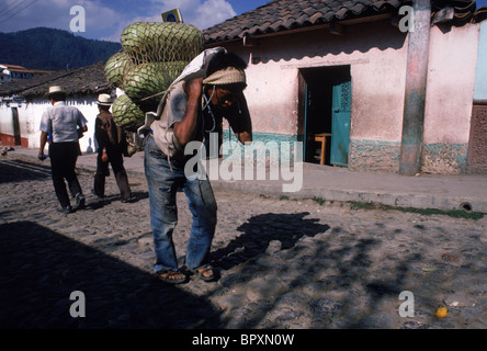 Scena in rurale guatemalteca. Foto Stock