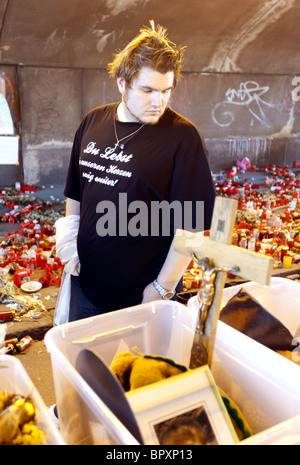 Duisburg, Germania, Loveparade 2010: area in cui una tragedia è accaduto quando il 24 Luglio 2010 21 morti e centinaia di feriti Foto Stock