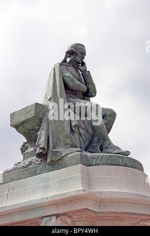 Statua di Lamarck, Jardin des Plantes, Parigi. Foto Stock