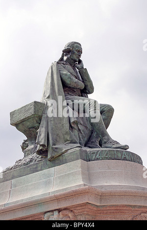 Statua di Lamarck, Jardin des Plantes, Parigi. Foto Stock