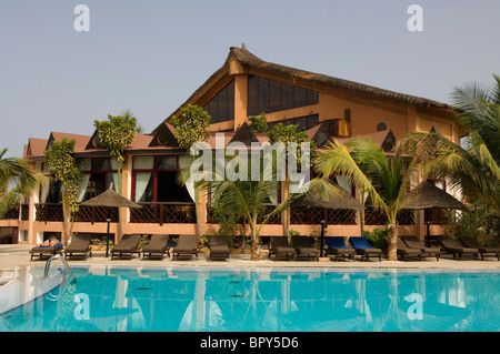 Lamantin Beach Hotel, Saly-Portugal, Petit Côte, Senegal Foto Stock