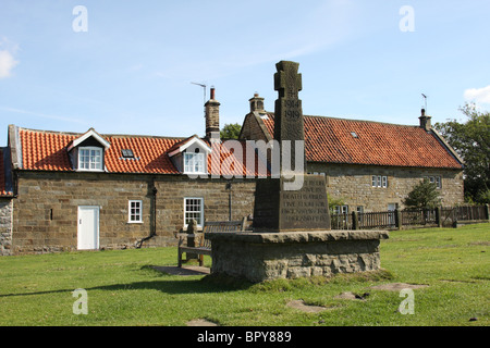 Il villaggio di Goathland, North Yorkshire, Inghilterra, Regno Unito Foto Stock