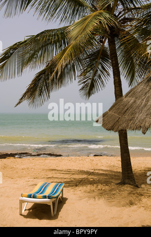 Spiaggia, Saly-Portugal, Petit Côte, Senegal Foto Stock