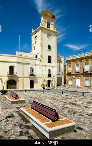 Casa del Reloj (Casa del Clock) City Museum a Melilla La Vieja cittadella. Melilla.Spagna. Foto Stock