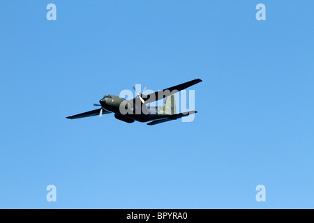 Il tedesco i velivoli militari da trasporto, Allianz Transall C-160 in volo Foto Stock