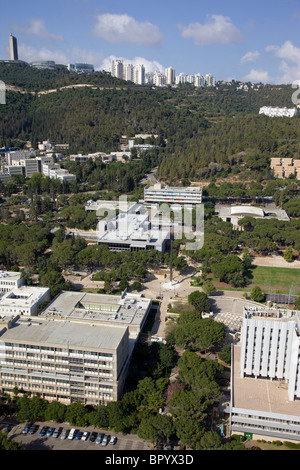 Fotografia aerea della "Technion" - Israele's Institute of Technology di Haifa Foto Stock