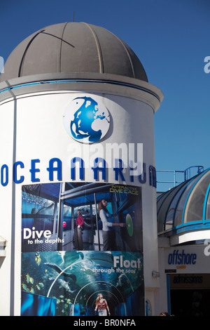 Oceanarium l'acquario di Bournemouth a Pier Approach, Bournemouth, Dorset, Regno Unito nel mese di agosto Foto Stock