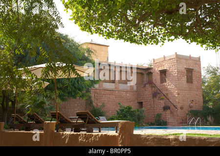 Desert Camp a Manvar vicino alla città di Jodhpur Foto Stock