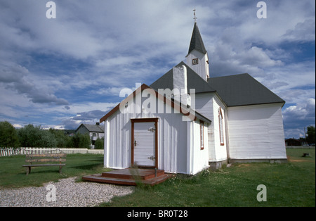 Karasjok Chiesa, nel nord della Norvegia Foto Stock