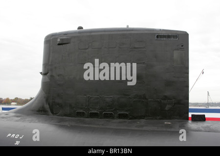 Forze armate barca elettrica Attacco Rapido General Dynamics Hull Marina militare sail SSN-778 USN sottomarino USS New Hampshire Virginia Foto Stock