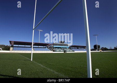 Trafalgar Park di Nelson, Nuova Zelanda, uno dei luoghi per il 2011 Coppa del Mondo di Rugby Foto Stock