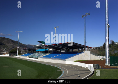 Trafalgar Park di Nelson, Nuova Zelanda, uno dei luoghi per il 2011 Coppa del Mondo di Rugby Foto Stock