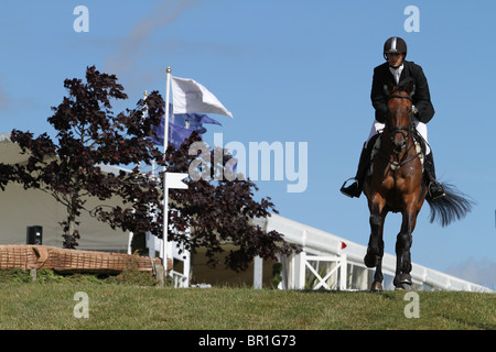 Sanguisuga Gubby su Caetano: Barbury Horse Trials 2010 Foto Stock