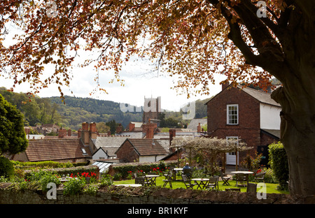 Villaggio di Dunster Exmoor Somerset REGNO UNITO Europa Foto Stock