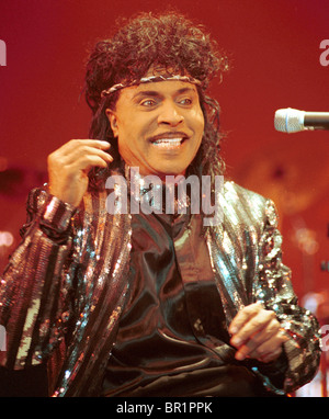 Little Richard esegue sul verde. Foto Stock