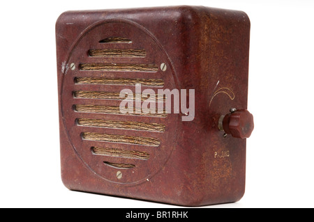 Vecchio antiurto radio pesanti dal 1960 Foto Stock