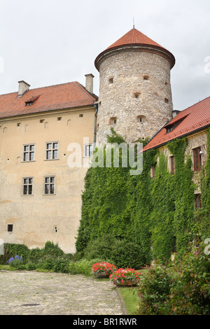 Pieskowa Skala Castello. Ojcow National Park, Polonia. Foto Stock