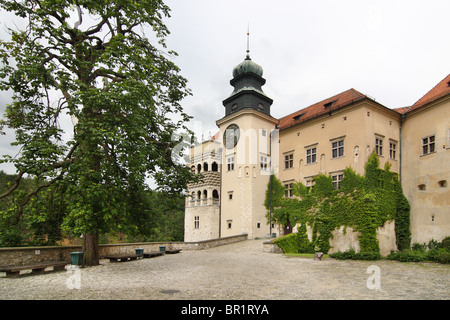 Pieskowa Skala Castello. Ojcow National Park, Polonia. Foto Stock