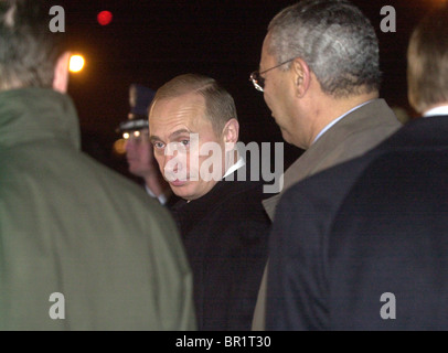 Vladimir Putin arriva a Andrews Airforce base, Foto Stock