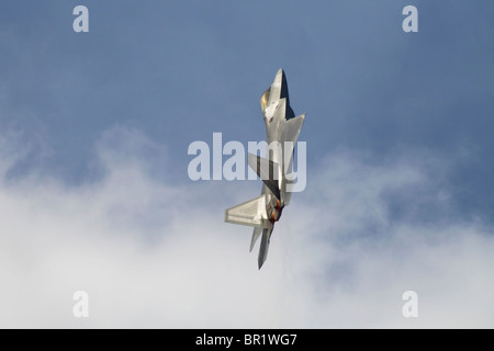 Un Lockheed Martin F-22 Raptor del USAF Foto Stock