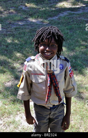 American boy scout Foto Stock