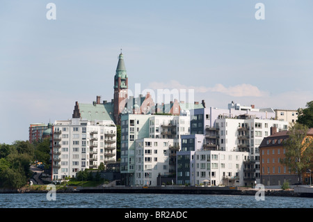 Edifici di Stoccolma, Svezia. Foto Stock