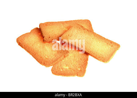 Pane tostato di Melba Foto Stock