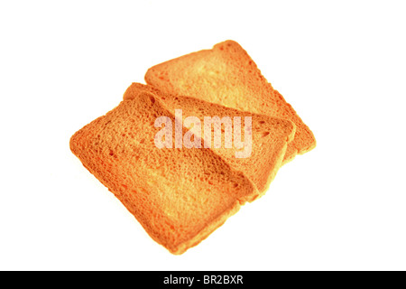 Pane tostato di Melba Foto Stock