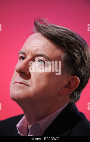 Lord Peter Mandelson assiste il Labour Party Conference 2009 a Brighton, 27 settembre 2009. Foto Stock