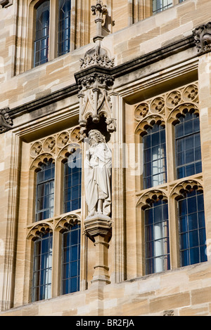 Dettaglio dell'entrata principale di St John's College di Oxford Foto Stock