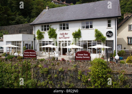 Lyn Valley Hotel Lynmouth Devon England Foto Stock